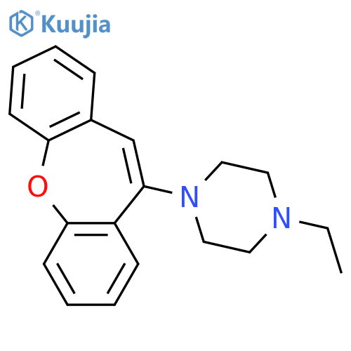 Piperazine,1-dibenz[b,f]oxepin-10-yl-4-ethyl- structure