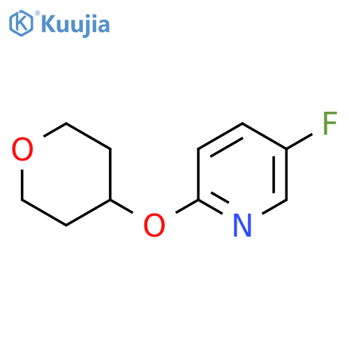 5-Fluoro-2-(oxan-4-yloxy)pyridine structure