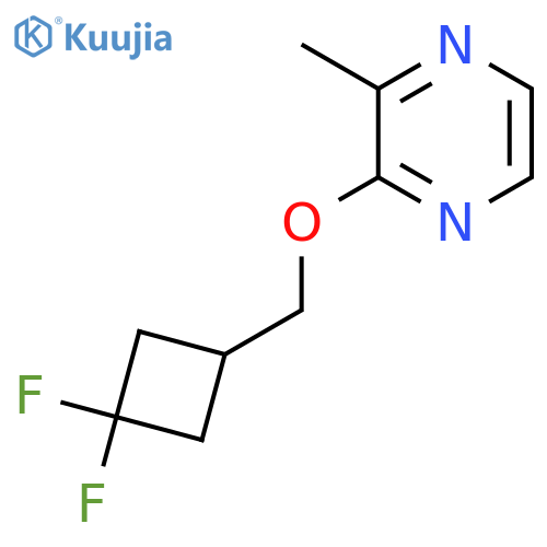 2-[(3,3-Difluorocyclobutyl)methoxy]-3-methylpyrazine structure