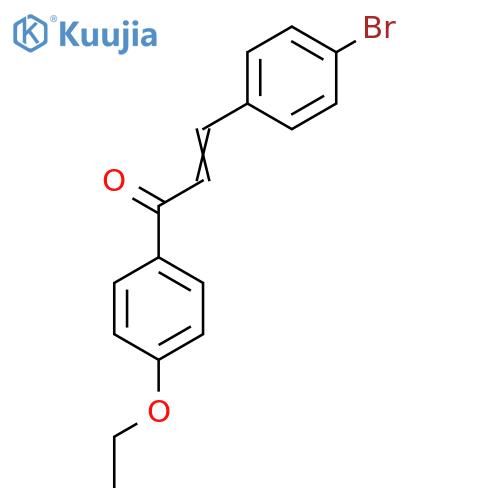 3-(4-Bromophenyl)-1-(4-ethoxyphenyl)prop-2-en-1-one structure