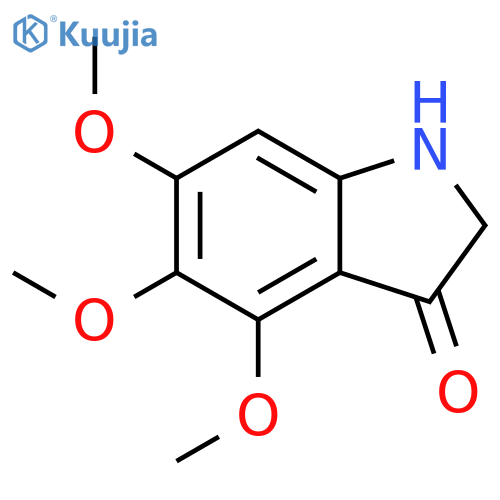 1,2-Dihydro-4,5,6-trimethoxy-3H-indol-3-one structure