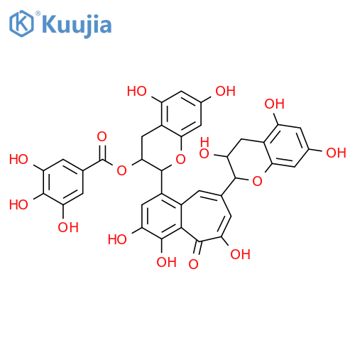 Theaflavin; 3-Epimer, 3'-O-(3,4,5-trihydroxybenzoyl) structure