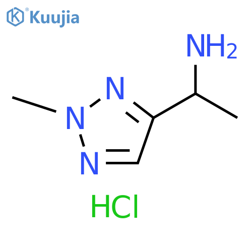 1-(2-Methyl-2H-1,2,3-triazol-4-yl)ethanamine hydrochloride structure