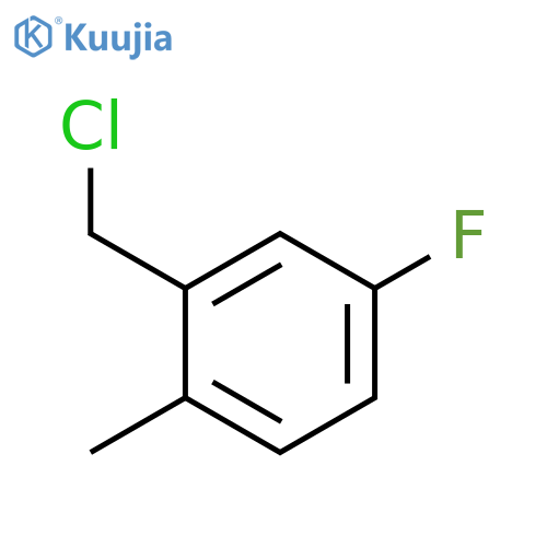 2-(chloromethyl)-4-fluoro-1-methylbenzene structure