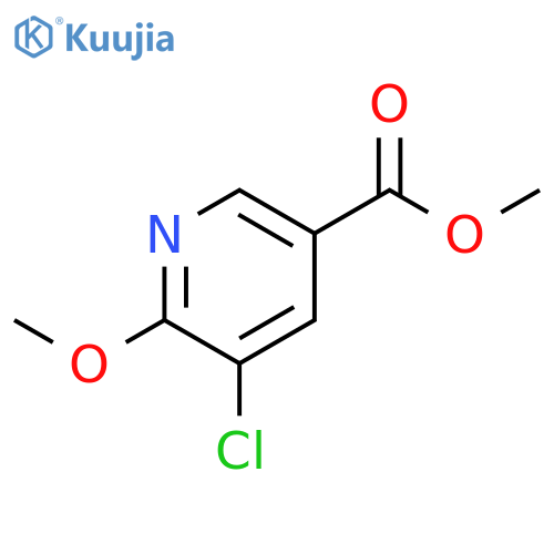 Methyl 5-chloro-6-methoxynicotinate structure