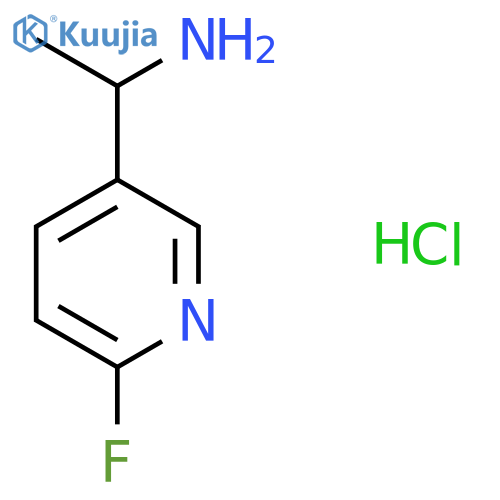 1-(6-Fluoropyridin-3-yl)ethanamine hydrochloride structure