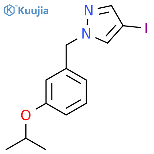 4-Iodo-1-(3-isopropoxybenzyl)-1H-pyrazole structure
