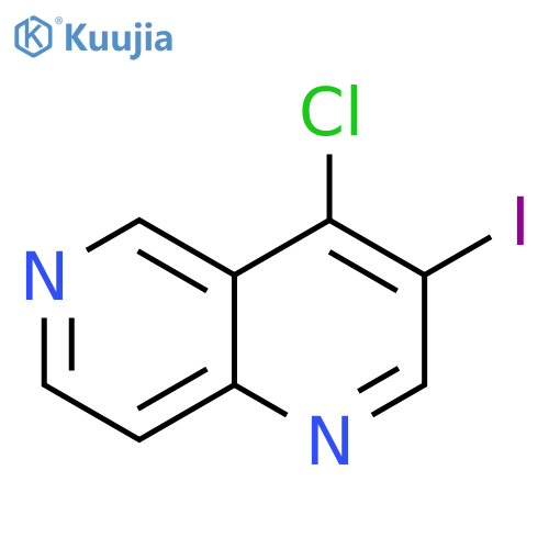 4-chloro-3-iodo-1,6-naphthyridine structure