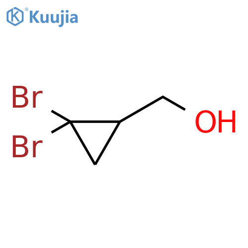 (2,2-dibromocyclopropyl)methanol structure