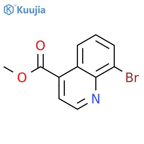Methyl 8-bromoquinoline-4-carboxylate structure