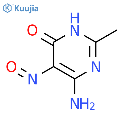 6-Amino-2-methyl-5-nitroso-4(3H)-pyrimidinone structure