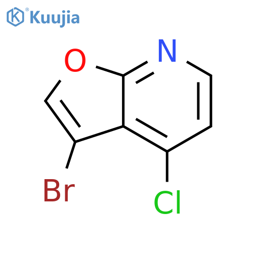 3-bromo-4-chlorofuro[2,3-b]pyridine structure