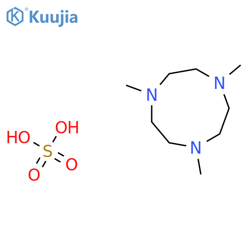Sulfuric acid;1,4,7-trimethyl-1,4,7-triazonane structure
