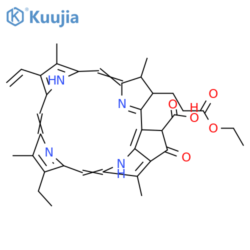 Phaeophorbide a; 1'-Parent acid, 3''-Et ester structure