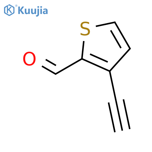 3-ethynylthiophene-2-carbaldehyde structure