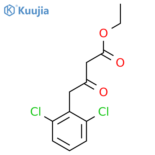 Ethyl 4-(2,6-dichlorophenyl)-3-oxobutanoate structure