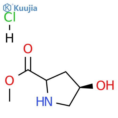 methyl (4R)-4-hydroxypyrrolidine-2-carboxylate hydrochloride structure