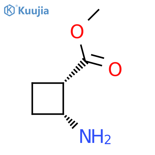methyl (1R,2S)-2-aminocyclobutane-1-carboxylate structure