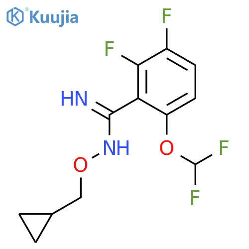 Benzenecarboximidamide,N-(cyclopropylmethoxy)-6-(difluoromethoxy)-2,3-difluoro- structure