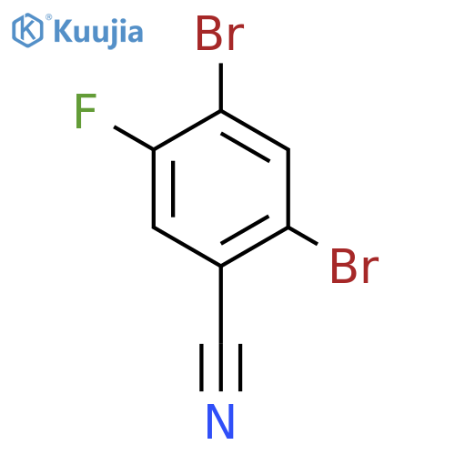 Benzonitrile, 2,4-dibromo-5-fluoro- structure
