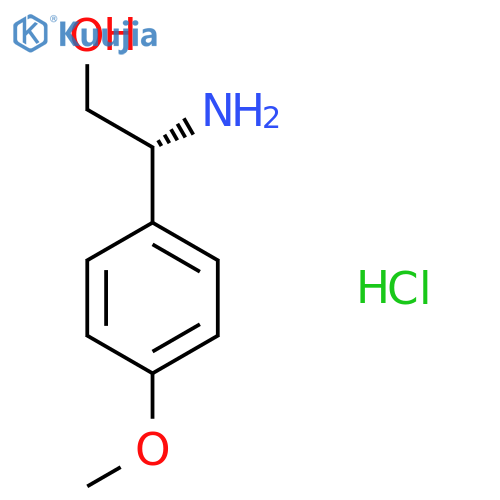 (R)-2-Amino-2-(4-methoxyphenyl)ethanol hydrochloride structure
