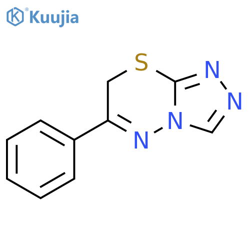 7H-1,2,4-Triazolo[3,4-b][1,3,4]thiadiazine, 6-phenyl- structure
