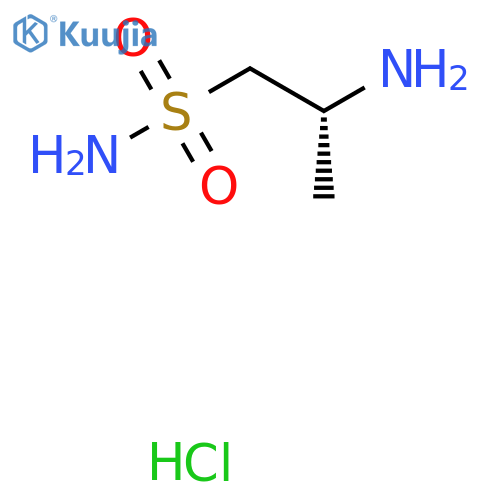 (2R)-2-aminopropane-1-sulfonamide hydrochloride structure