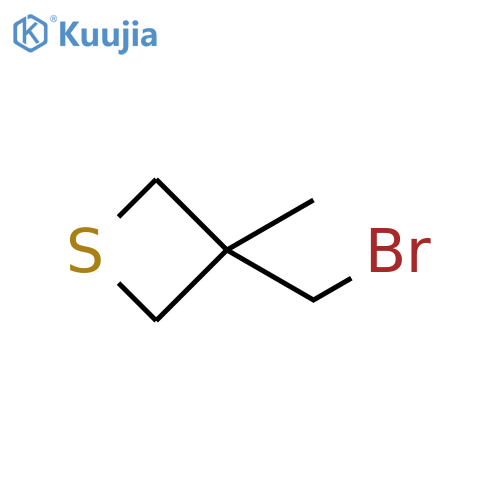 3-(bromomethyl)-3-methylthietane structure