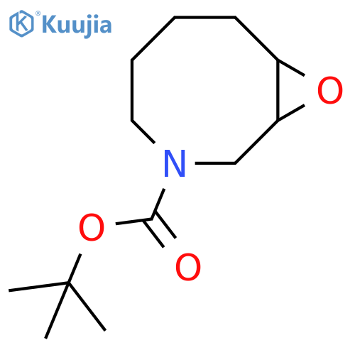 tert-butyl 9-oxa-3-azabicyclo6.1.0nonane-3-carboxylate structure