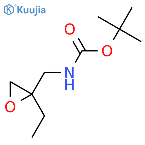 tert-butyl N-(2-ethyloxiran-2-yl)methylcarbamate structure
