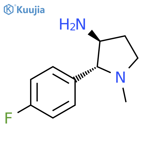 rac-(2R,3S)-2-(4-fluorophenyl)-1-methylpyrrolidin-3-amine, trans structure