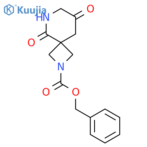 benzyl 5,8-dioxo-2,6-diazaspiro3.5nonane-2-carboxylate structure