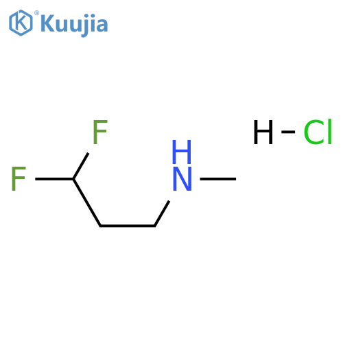 (3,3-difluoropropyl)(methyl)amine hydrochloride structure