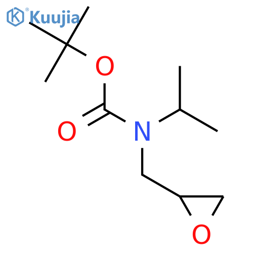 tert-butyl N-(oxiran-2-yl)methyl-N-(propan-2-yl)carbamate structure