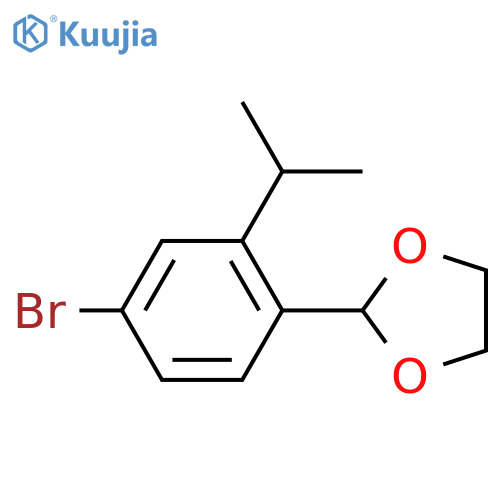 2-(4-Bromo-2-isopropylphenyl)-1,3-dioxolane structure
