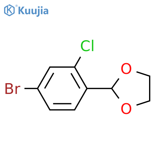 2-(4-Bromo-2-chlorophenyl)-1,3-dioxolane structure