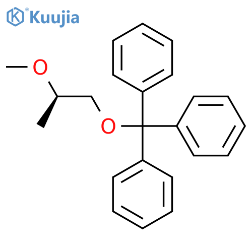 (R)-(2-methoxypropoxy)(triphenyl)methane structure