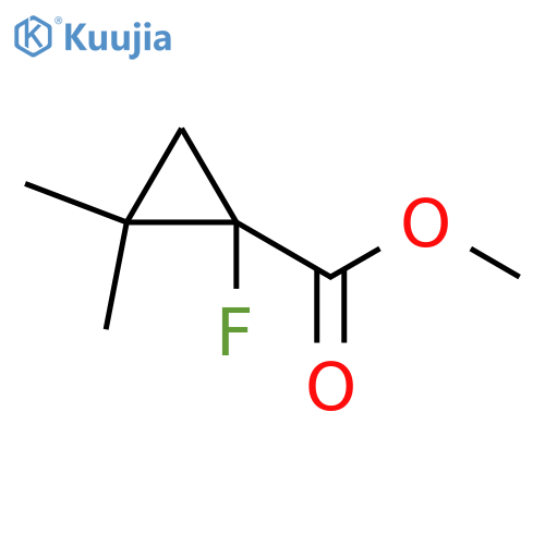 Methyl 1-Fluoro-2,2-dimethylcyclopropanecarboxylate structure