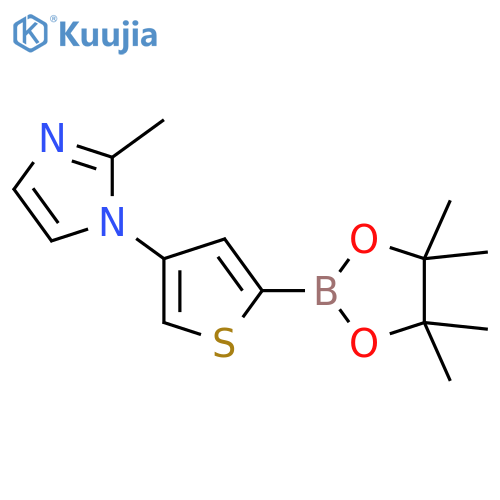 4-(2-Methylimidazol-1-yl)thiophene-2-boronic acid pinacol ester structure