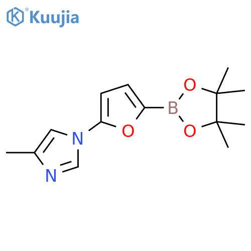 5-(4-Methylimidazol-1-yl)furan-2-boronic acid pinacol ester structure