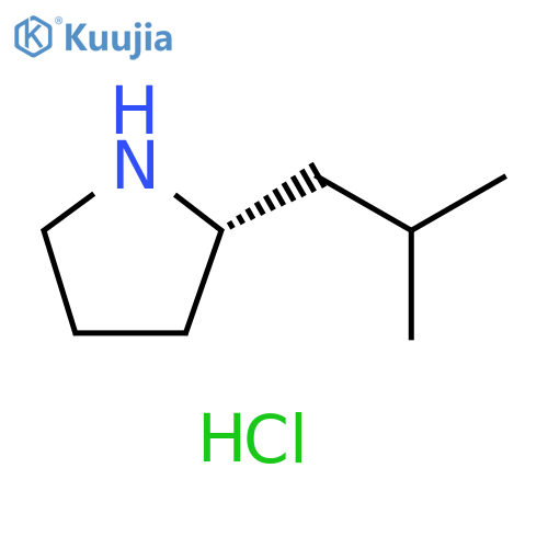 2-(S)-Isobutyl-pyrrolidine Hydrochloride structure