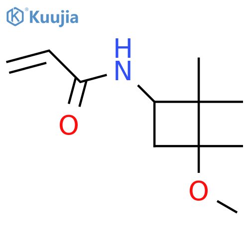 N-(3-Methoxy-2,2,3-trimethylcyclobutyl)prop-2-enamide structure