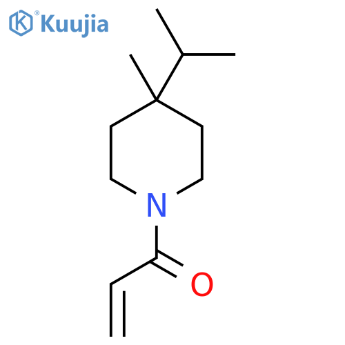1-(4-Methyl-4-propan-2-ylpiperidin-1-yl)prop-2-en-1-one structure