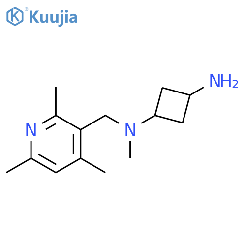 1,3-Cyclobutanediamine, N1-methyl-N1-[(2,4,6-trimethyl-3-pyridinyl)methyl]- structure