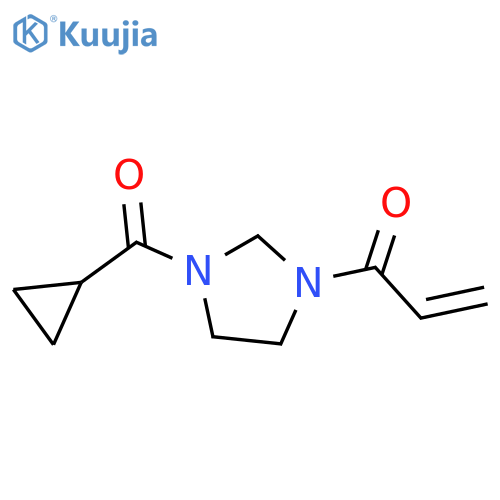 1-(3-Cyclopropanecarbonylimidazolidin-1-yl)prop-2-en-1-one structure