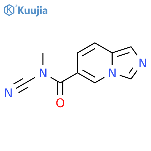 N-cyano-N-methylimidazo[1,5-a]pyridine-6-carboxamide structure