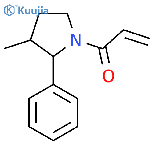 1-(3-Methyl-2-phenylpyrrolidin-1-yl)prop-2-en-1-one structure