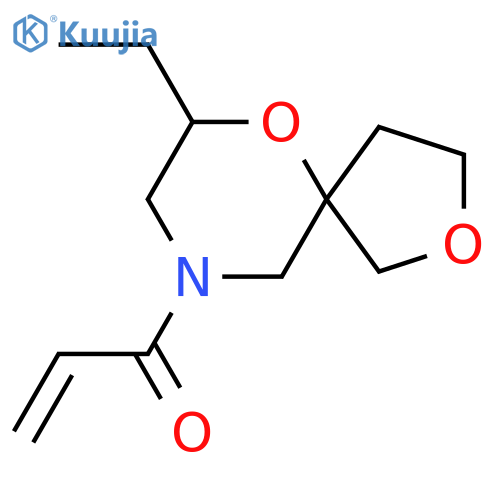 1-(7-Ethyl-2,6-dioxa-9-azaspiro[4.5]decan-9-yl)prop-2-en-1-one structure
