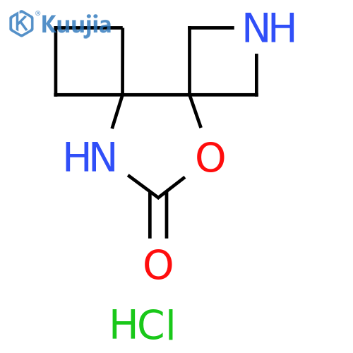 11-oxa-2,9-diazadispiro3.0.3^{5}.3^{4}undecan-10-one hydrochloride structure
