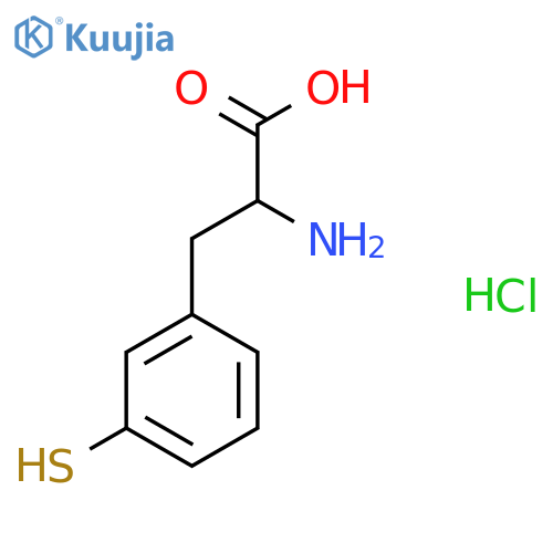2-amino-3-(3-sulfanylphenyl)propanoic acid hydrochloride structure